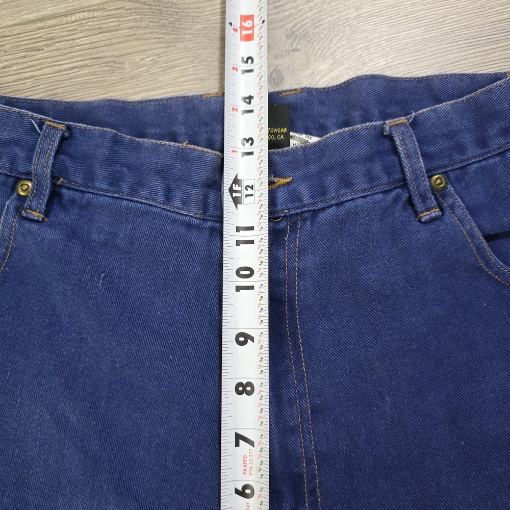 Mickey Unlimited Mens Size 36 Mickey Mouse Blue Denim Shorts Disney Vintage 90s - Picture 6 of 8